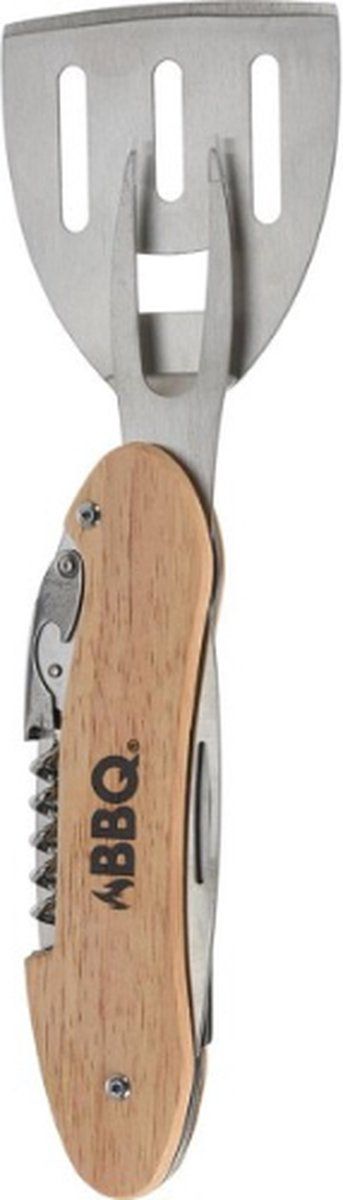 BBQ Multi Gereedschap 5in1 - RVS - Multitool