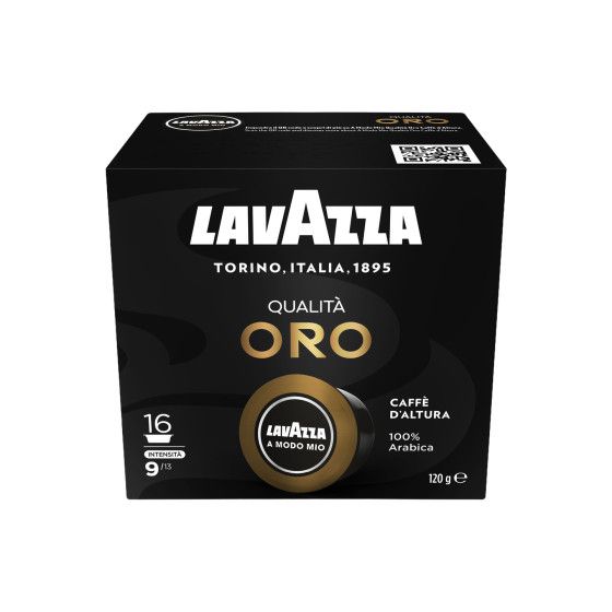Lavazza A Modo Mio Qualita Oro Mountain Grown koffiecups voor Lavazza®-machines, 16 stuks.