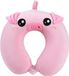 Unyqoos® Coussin de voyage ergonomique avec design Pippi Longstocking pour enfants - Rose