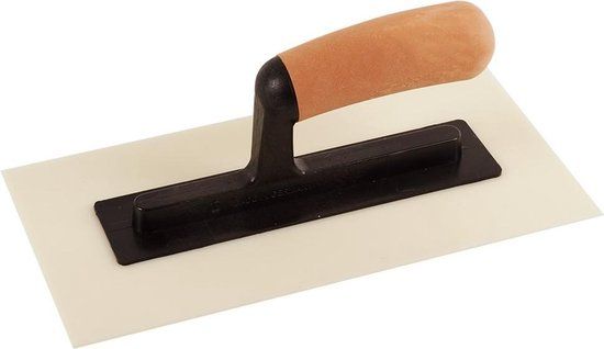 Plakspaan kunststof wit 280mm