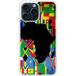 iPhone 15 Pro Max Drapeau Afrique Bedrukt siliconen hoesje