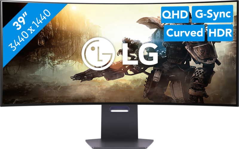 LG UltraGear 39GS95QE-B 39" OLED Gaming Monitor - 3440x1440, 240Hz, Curved