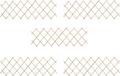 Merkloos / Sans marque Pinnacle Living Uittrekbaar Trellis Hek Set van 5 - 180x60 cm - Massief Vurenhout Klimplantenrek
