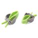 Savic Snackhouder Pincer Plastic Groen/Grijs Pak á 2 stuks