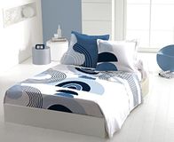 Home Linge Passion Home Lonsdale Beddengoedset 4-delig 100% Katoen Blauw 240 x 300 cm
