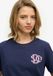 Superdry SD&Co T-shirt Relaxed Dames Eclipse Navy Coton Taille 10