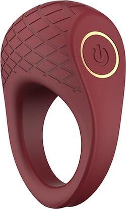 DreamToys Ivy Vibrerende Cockring - Rood - Siliconen - Oplaadbaar
