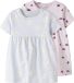NAME IT Meisjes Jurk NBFVANDORA 2P SS DRESS BOX Korte Mouw Gebloemd Katoen A-lijn Ancient Water