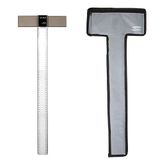Artway Acryl T-vierkant - 60 cm - ideaal voor tekenen/technisch tekenen/architectuur - inclusief beschermende draagtas met schouderriem