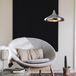 Merkloos / Sans marque Asir kroonluchter – zilver – 116 cm hoog