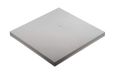 RS PRO PTFE kunststof plaat, wit, 20mm x 300mm x 300mm