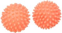 PARODI & PARODI 2 stuks, droog het wasgoed beter en niet bij het wassen of drogen beschadigd, paar wasdrogerballen kleur oranje, artikel 659 wand, neutraal, standaard
