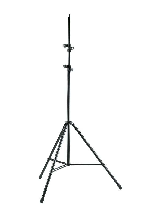 König & Meyer 20811 Straight Microphone Stand - Black, Steel, Tripod Base