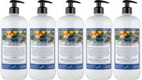 Claudius Cosmetics B.V. Bodylotion Orange 1 Liter - Set van 5 stuks