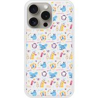 Happy animals bedrukt siliconen hoesje compatibel met iPhone 15 Pro