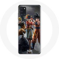 Maniacase Geval voor Samsung Galaxy A21s Sangoku naruto Luffy één stuk Dragon Ball z 3D Anime manga