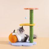 Happy&Polly Kattenboom met sisal krabpaal: klimboom voor kittens 68 cm - natuurlijk stabiel, schattig