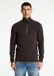 CHASIN' Heren Trui - Oscar Half Zip - Donkerbruin