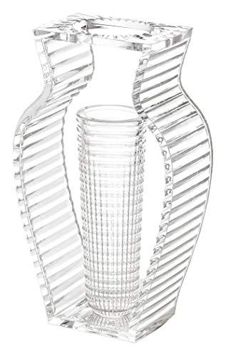 Kartell I Shine vaas, plastic, kristal, 12,29 x 33 cm