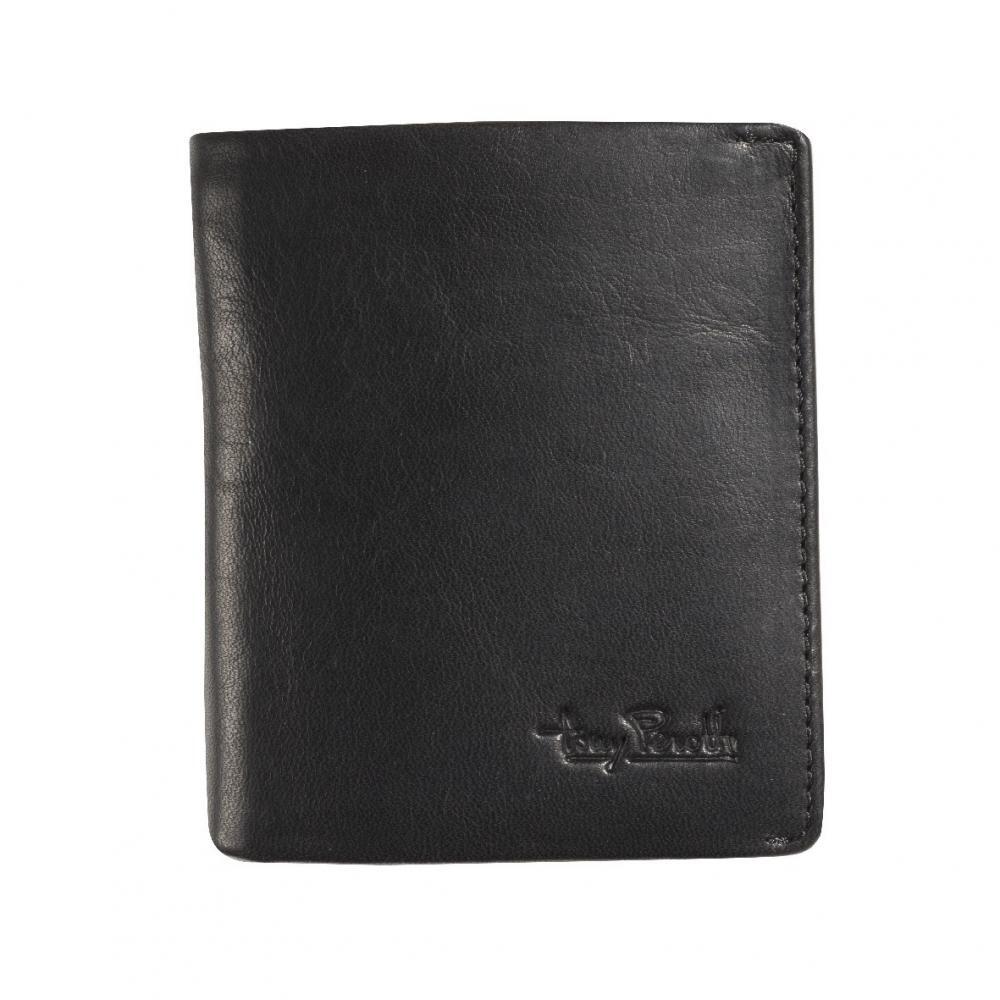 Tony Perotti Vegetale verticale slimwallet zwart