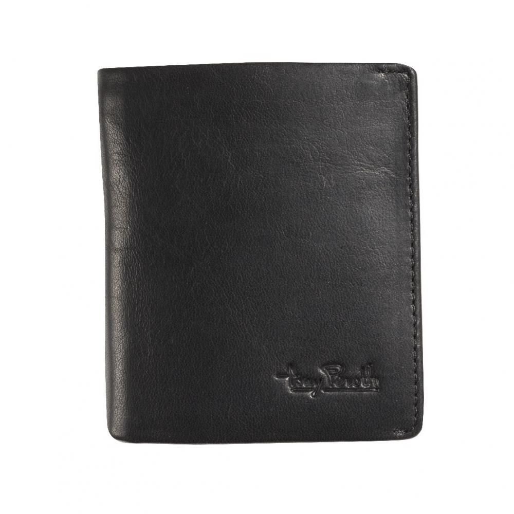 Tony Perotti Vegetale Verticale Slimwallet - Zwart - 8719172280746