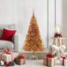 VidaXL Sapin de Noël or 120 cm PET
