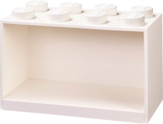 LEGO Wandschap Brick 8 Wit