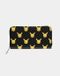 Pokemon: Pikachu All Over Print Zip Around Wallet - Black - Faux Leather
