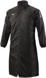 Mizuno Sapporo Bench Jas Zwart Heren Maat S