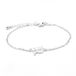 LUXENTER Alfabet Armband Zilver Afwerking - Letter R