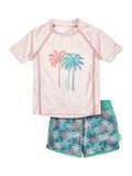 PLAYSHOES UV-bescherming ecru / turquoise / opaal / zalm roze