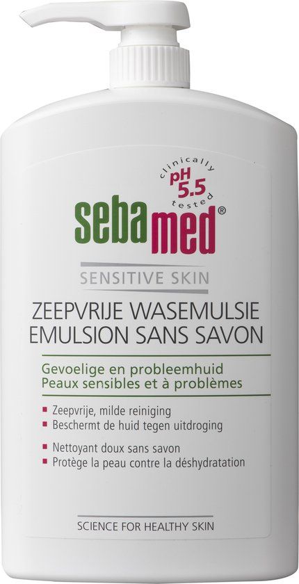 Sebamed Zeepvrije Wasemulsie - 1000 ml - Pomp
