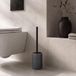 Douceur d'intérieur Toilet Brush (Diameter 10 x 40 cm), Granite, Polyresin, Solid