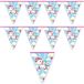 Folat Vlaggenlijn Unicorn - 2x - 10 m - eenhoorn thema - kinderfeestje - versiering