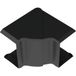 KOPOS 8655_FB Goulotte d'angle intérieur (l x h) 60 mm x 40 mm Noir 1 pièce(s)
