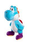 Simba Toys Super Mario Yoshi pluche figuur, blauw, ca. 20 cm