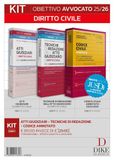 Kit. Obiettivo avvocato 25/26 Diritto civile: Atti giudiziari di diritto civile-Tecniche di redazione dell'atto giudiziario di diritto civile-Codice civile annotato 2022/2025. Con aggiornamento on...