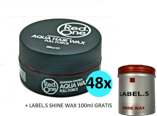 RedOne 48 x Red One QuickSilver Aqua Hair Wax Full Force 150 ml