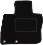 WLG-CARLUX Piotr Miedziński Bestuurdersmat zwart voor Honda Civic VIII hatchback (2006-2012)