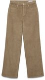 VERO MODA VMTESSA HR WIDE CORDUROY PANTS GA NOOS - Beige - W32 X L32