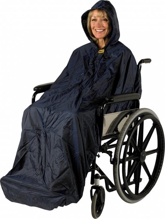 Splash Regencape Wheely Mac zonder mouw maat M - Blauw