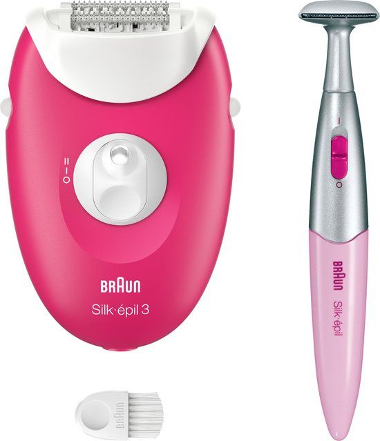 Braun Silk·épil 3 3-202 Epilator Met Snoer Framboos