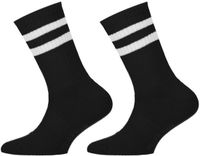 Yellow Moon Kinder sportsokken – 2 Paar - black - 31-34