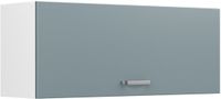 Vicco Hangkast R-Line, Blauw-grijs/Wit, 100 cm Plat