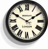 Newgate Battersby Wandklok Zwart