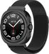 By Qubix - Milanese Smartwatch Bandje - Zwart - Geschikt voor Samsung Galaxy Watch Ultra / Ultra 2 - 47mm