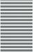 vidaXL - Zebra - rolgordijn - 150x230 cm - donkergrijs