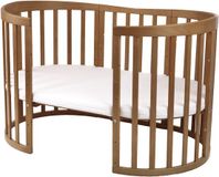 Waldin Lit multifonctionnel OVAL 7 en 1 lit bébé / lit enfant incl. matelas - Vintage