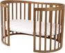 Waldin Lit multifonctionnel OVAL 7 en 1 lit bébé / lit enfant incl. matelas - Vintage