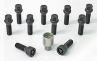 H&R Wielboutenset konisch M14x1.25 - Lengte 31mm - Zwart - 10 stuks - incl. wielsloten